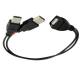 ALLNET USB 2.0 Type A female -> 2x USB type A Male Data Power Cable