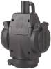Abl Sursum 1173503 SCHUKOultra 3f Vollgummi Hängekupplung schwarz/schwarz IP54 Anzugsdeckel