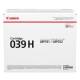 Canon 039H Original Toner Cartridge - Black - Laser - High Yield - 25000 Page - 1 Pack