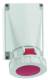 Bals 1161 Wandsteckdose GT 63A 4p 400V 6h IP67 Gehäuse Gr:170x118