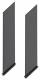 Siemens 3VW9723-0WA01 Phasentrennwände H=200mm für 3P 4Stk