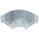 OBO Bettermann 6036834 RB 90 120 FT Bogen 90° für Kabelrinne horizontal