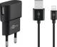 Goobay 45294 5 W Apple Lightning Ladeset - Netzteil mit Apple Lightning Kabel 1 m (schwarz)