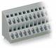 WAGO 736-112 Doppelstock-Klemmenleiste für Leiterplatten 0,08-2,5 qmm grau