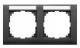 Merten MEG4021-3614 M-Pure frame 2f with horizontal label holder anth M-Pure