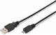 Digitus AK-300110-010-S ASSMANN USB 2.0 Kabel Typ A-mikro B 1.0m USB 2.0 sw.