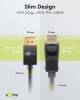 Goobay Standard Slim DisplayPort™-Kabel 2.0/2.1, 40 Gbit/