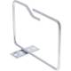InLine® Kabelbügel, Metall, verzinkt, Öffnung lange Seite, 140x100mm