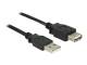 DELOCK USB Verl. A -> A St/Bu 0.50m sw