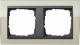 Gira 0212778 Cover clear sand, 2-event for anthracite inserts