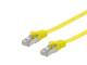 Equip 607662 Patch cable Cat6A Flat U/FTP 2xRJ45 3.00 m yellow LSZH poly bag