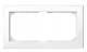 Merten 478825 478 825 M-SMART-Frame 2-gang, o.Mittelsteg white glossy
