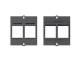 Bachmann module support frame for power strips 2xKeystone