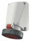 Mennekes 136A 63A5P 6H400V Wanddose IP67 Nr 136A wasserdicht