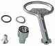 Hager FZ501N Schließung univers Doppelbart 3mm