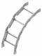 Niedax KGS 60.603 arch, adjustable, vertical, 60x600 mm strip galvanized