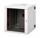Equip 48,3 cm ( 19 Zoll ) Wandgehäuse Glastür PM 600x600mm 12U grau
