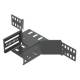 OBO Bettermann 7121860 RAA 610 FSK SW mounting branch piece for cable tray 60x100 steel 