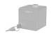 Btr Blumberger 1309470003-I IP44 Modul-AP-Gehäuse mit Klappdeckel und Schloss grau 2 Port