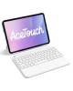 Inateck KB04122-RGB_WHITE Keyboard Ace Touch iPad 27,9 cm ( 11 inch )/27,7 cm ( 10,9 inch ) QWERTZ RGB white