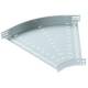 OBO Bettermann 6036113 RB 45 660 FS Bogen 45° für Kabelrinne horizontal 