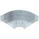 OBO Bettermann 6036836 RB 90 130 FT Bogen 90° für Kabelrinne horizontal