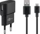 Goobay 45296 5 W Micro-USB-Ladeset - Netzteil mit Micro-USB-Kabel, 1 m, schwarz