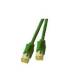 Patchkabel RJ45, CAT6A 500Mhz, 3m, grün S-STP(S/FTP) ND-UC900+TM31,
