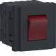 Hager G00A029011 Socket outlet 45x45 switch ON/OFF 16A with LED grey/white