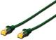 DIGITUS DK-1644-A-005/G CAT 6A S/FTP patch cable, 0.5 m, green