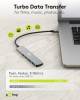 Goobay Slim 4-Port USB-Hub, USB-C™ auf USB-C™/USB-A, 5 Gb