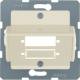 Berker 148002 BER Abdeckung LWL Duplex-Stecker 2-fach Modul 2 WS