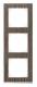 Merten MEG4030-3674 M-Pure Decor frame 3-fold oak/active white