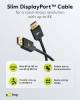 Goobay Standard Slim DisplayPort™-Kabel 2.0/2.1, 40 Gbit/
