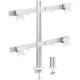 InLine® Aluminium Monitor-Tischhalterung für 4 Monitore bis 81,3 cm ( 32 Zoll ), 8kg