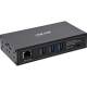 InLine® USB 3.2 Industrie-Hub, 4-Port USB PoE, 3x USB-A, 1x USB-C
