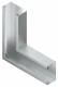 Niedax GKV 133-78T100 R GK vertical corner 90° single-pass sym.133x100mm powder-coated WH
