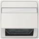 Siemens 5TG1358 DELTA style titan white angled outlet for LWL mounting plates