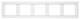 Berker 13937009 frame 5 times 1393 70 09, K.1 polar white horizontal