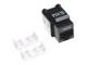 INTELLINET 210720 Cat6 UTP modular jack, black
