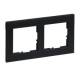 Legrand 765372 SEANO 2-fach Rahmen in Schwarz lackiert