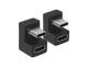 Equip 133476 Adapter USB-C auf USB-C 180° 10 Gbps PD 100 W 2 Stk