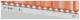 Siemens 5ST37254 5ST3725-4 Stiftsammelschiene, 10 mm² Anschluss: 3p/N (FI N-rechts)
