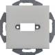 Hager GSETMM3017035 Mounting frame 1-way for MM type 30+Z-disc 55 light grey