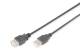 DIGITUS USB 2.0 extension cable type A -A St/Bu 1.8m, black polybag