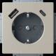 Busch Jaeger 2CKA002011A6314 20 EUCB2USBAC-866 SCHUKO®-/USB-A+C Steckdose