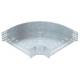 OBO Bettermann 6036838 RB 90 140 FT Bogen 90° für Kabelrinne horizontal
