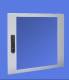 Vertiv (Knürr) cabinet Smaract, zbh.door, 24HE, 1-part, glass door with swivel lever handle