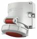 Mennekes 9122 Wanddose TwinCONTACT 16A 4p 6h 400V IP67