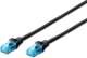DIGITUS DK-1512-050/BL Patchkabel RJ45 U/UTP Cat5e 5,00 m schwarz Hebelschutz Polybeutel